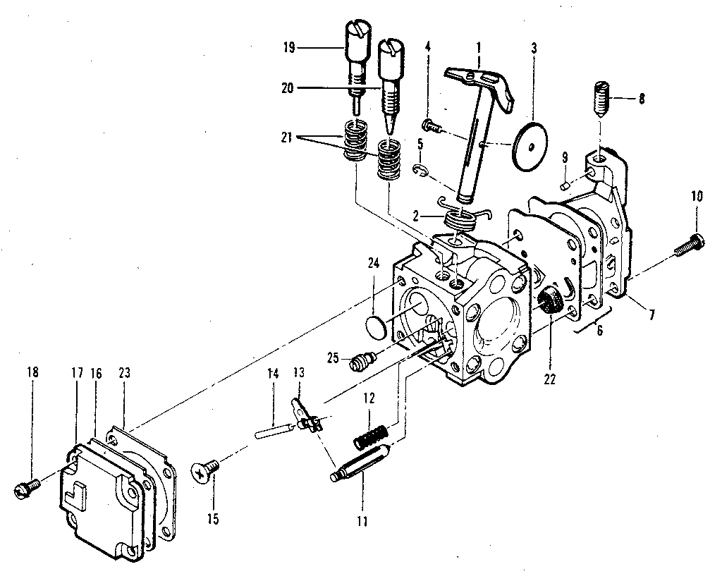 McCulloch WILDCAT 11600160-03 figure 5 - carburetor diagram