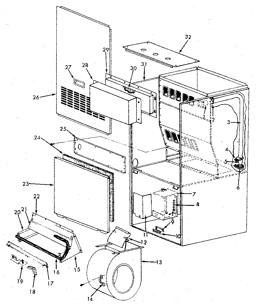 Kenmore 867779442 non-functional replacement parts diagram
