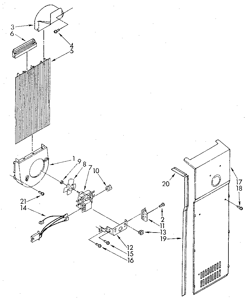 Kenmore 1068552610 air flow diagram