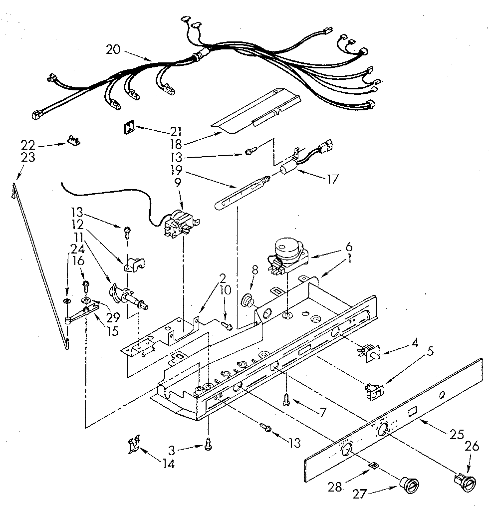 Kenmore 1068552610 control diagram