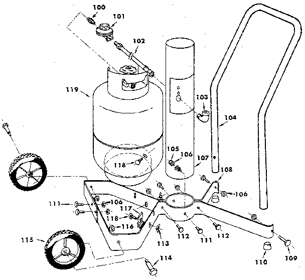 Craftsman 2582317830 economy cart diagram