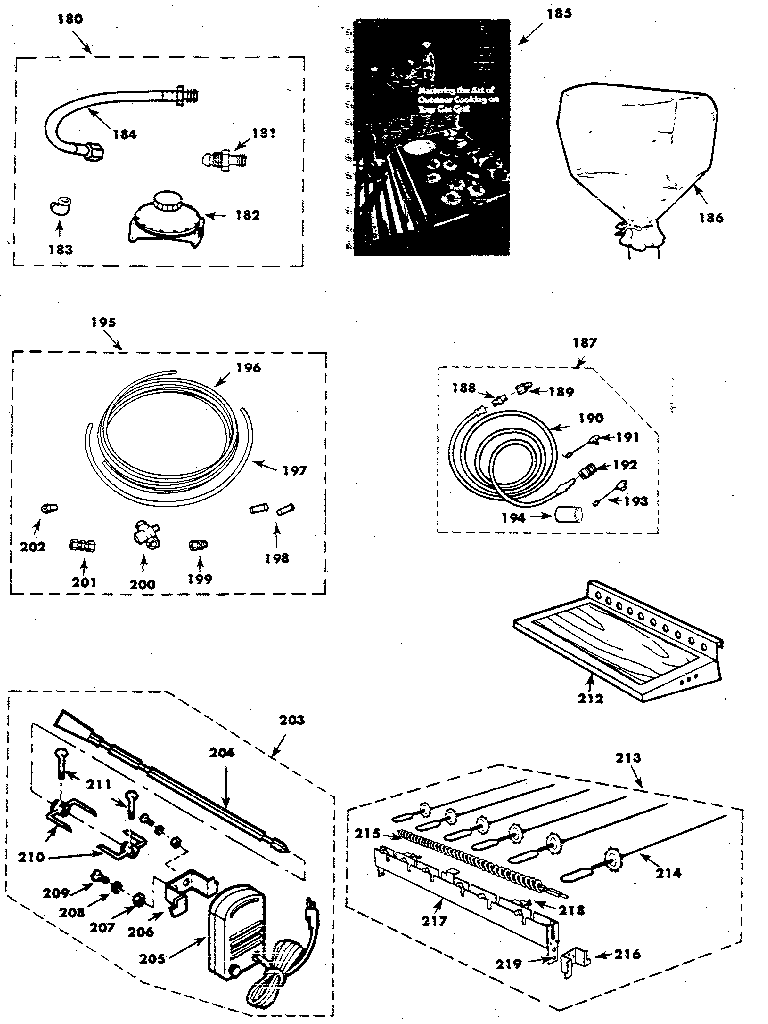 Craftsman 2582317830 optional accessories diagram