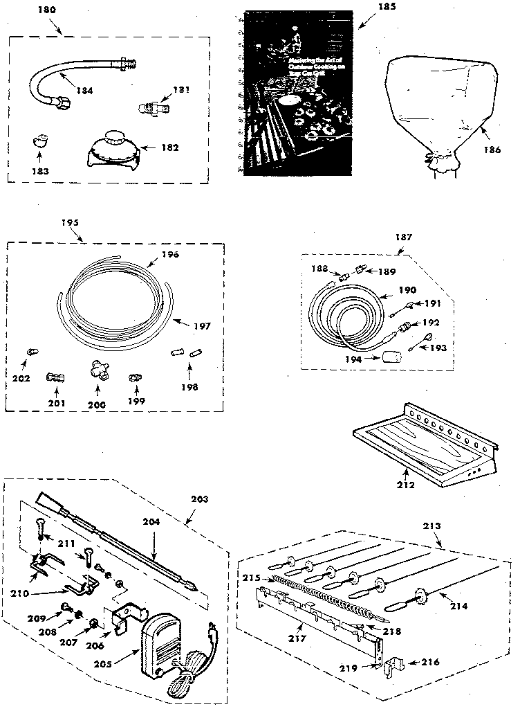 Craftsman 2582327850 optional accessories diagram