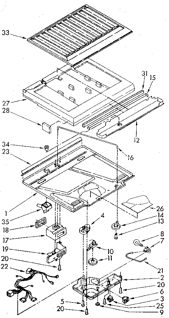 Whirlpool ET18NKXSN04 compartment separator diagram