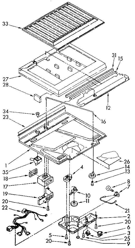 Whirlpool ET18NKXSM05 compartment separator diagram