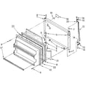 Whirlpool ET18GKXSM05 freezer door diagram