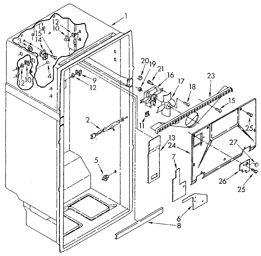 Whirlpool ET20AKXSG03 liner diagram