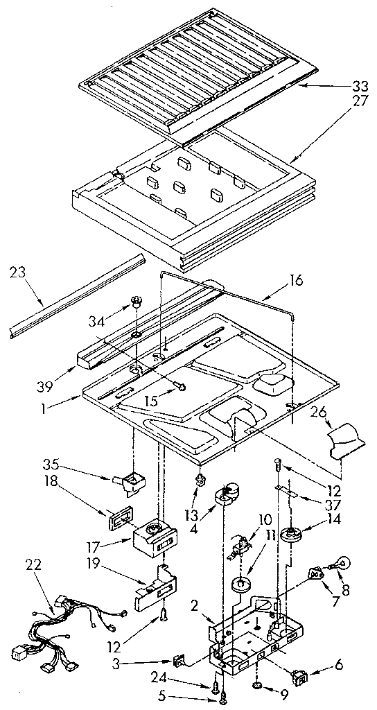 Whirlpool ET20AKXSG03 compartment separator diagram