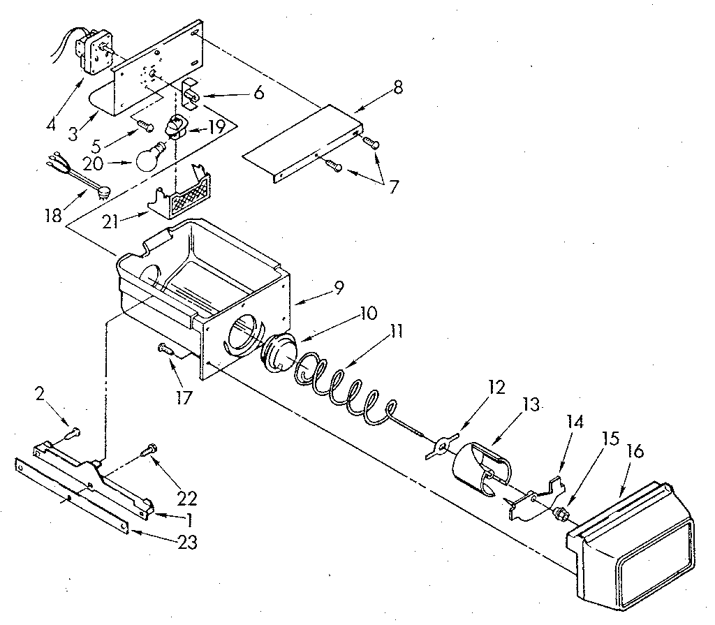 Whirlpool ED25DWXTG01 freezer interior diagram