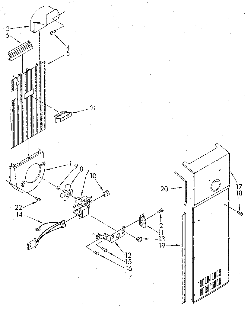 Whirlpool ED25DWXTG01 air flow diagram