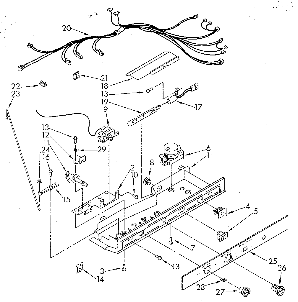 Whirlpool ED25DWXTG01 control diagram