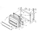 Whirlpool ET20GKXSF01 freezer door diagram