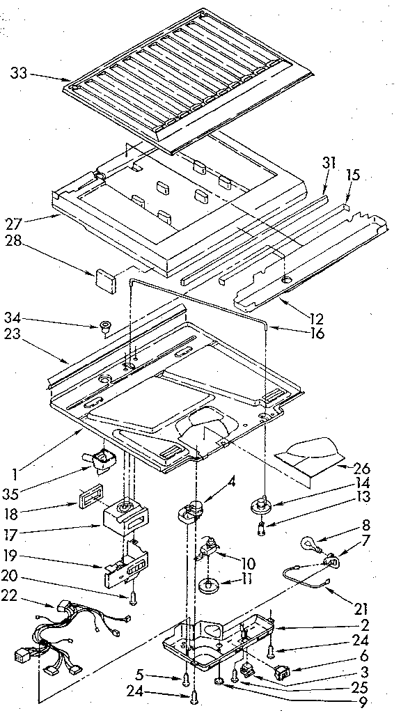 Whirlpool ET18GKXSF03 compartment separator diagram