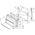 Whirlpool ET18GKXSF03 freezer door diagram