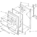 Whirlpool ET18GKXSF03 refrigerator door diagram