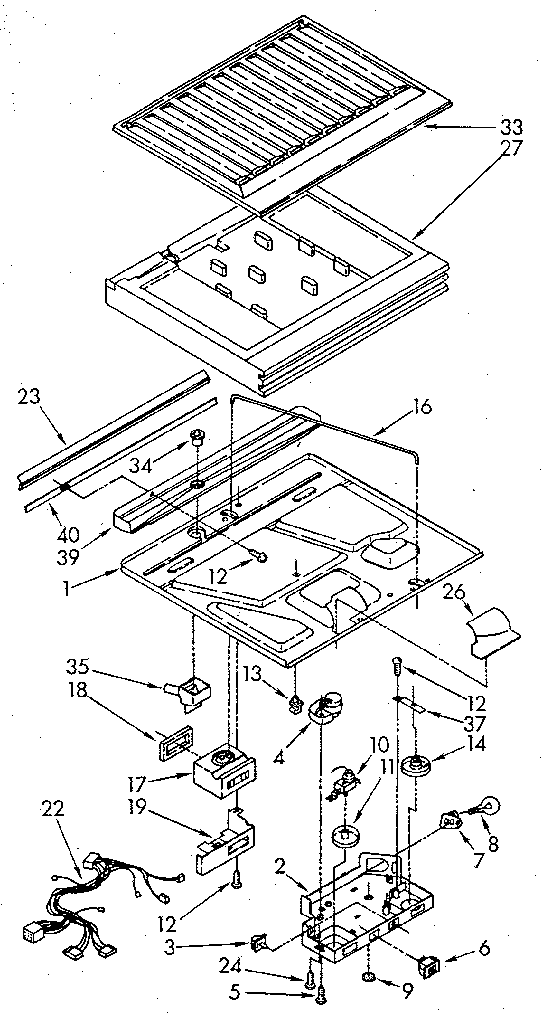 Whirlpool ET20NKXSM10 compartment separator diagram
