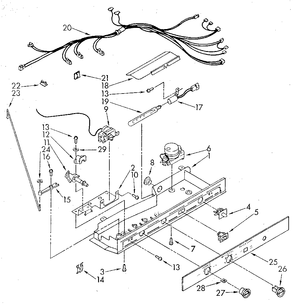 Whirlpool ED22DWXTG01 control diagram