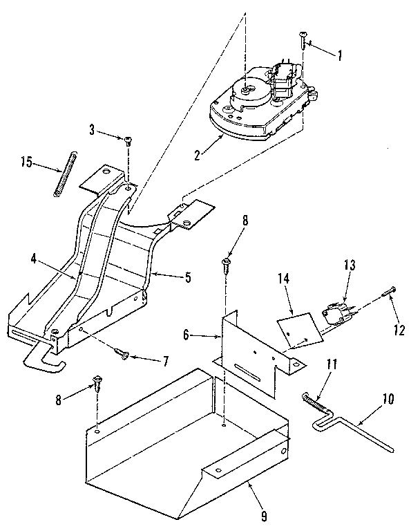 Kenmore 2784558815 power lock section diagram
