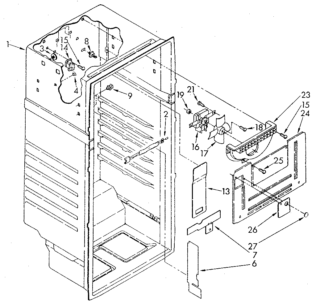 Whirlpool ET16JKYSM02 liner diagram