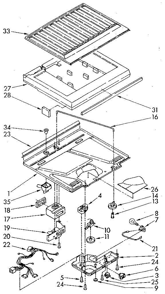 Whirlpool ET18JKYSN01 compartment separator diagram