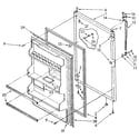 Whirlpool ET18JKYSG04 refrigerator door diagram