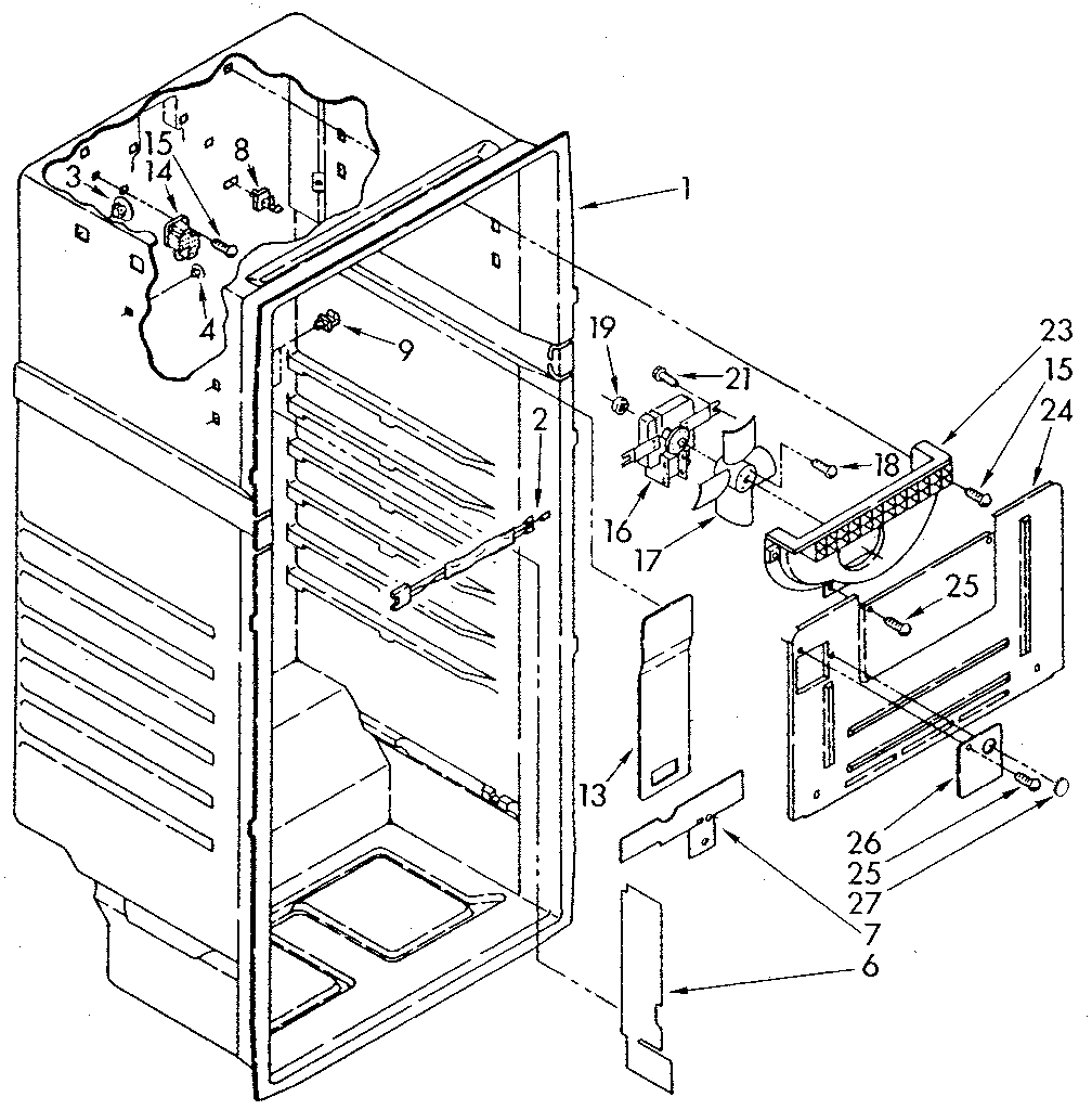 Whirlpool ET18JKYSM05 liner diagram
