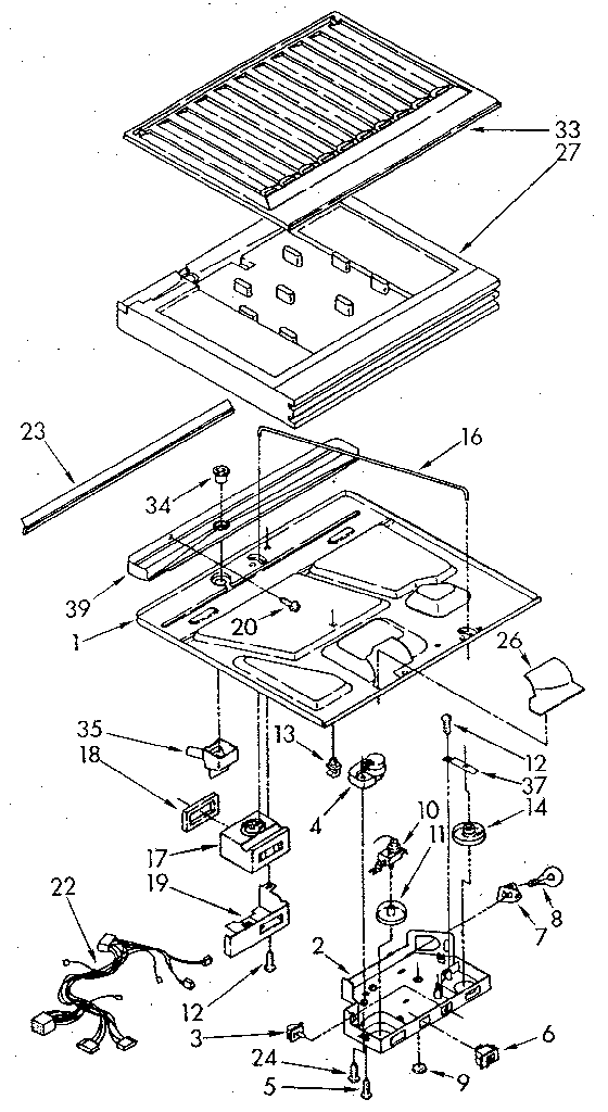 Whirlpool ET20NKXSN11 compartment separator diagram