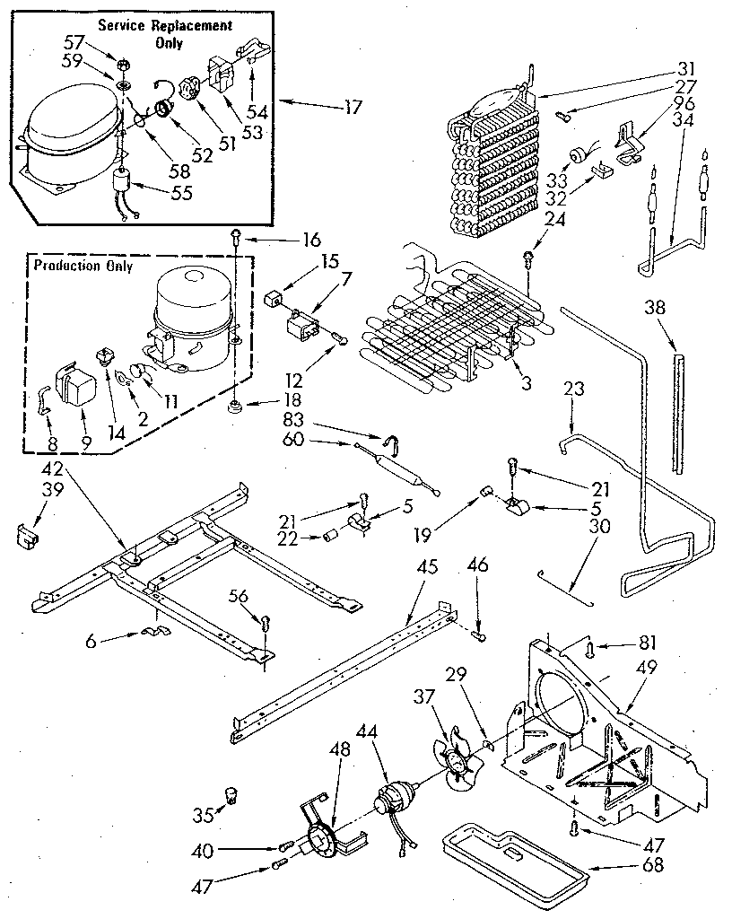 Whirlpool ED20AKXSW01 unit diagram