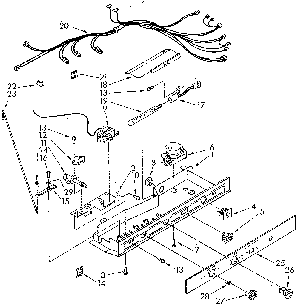 Whirlpool ED20AKXSW01 control diagram