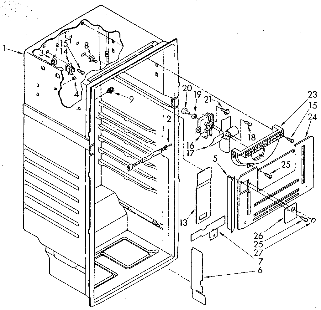 Whirlpool ET18NKXSM02 liner diagram