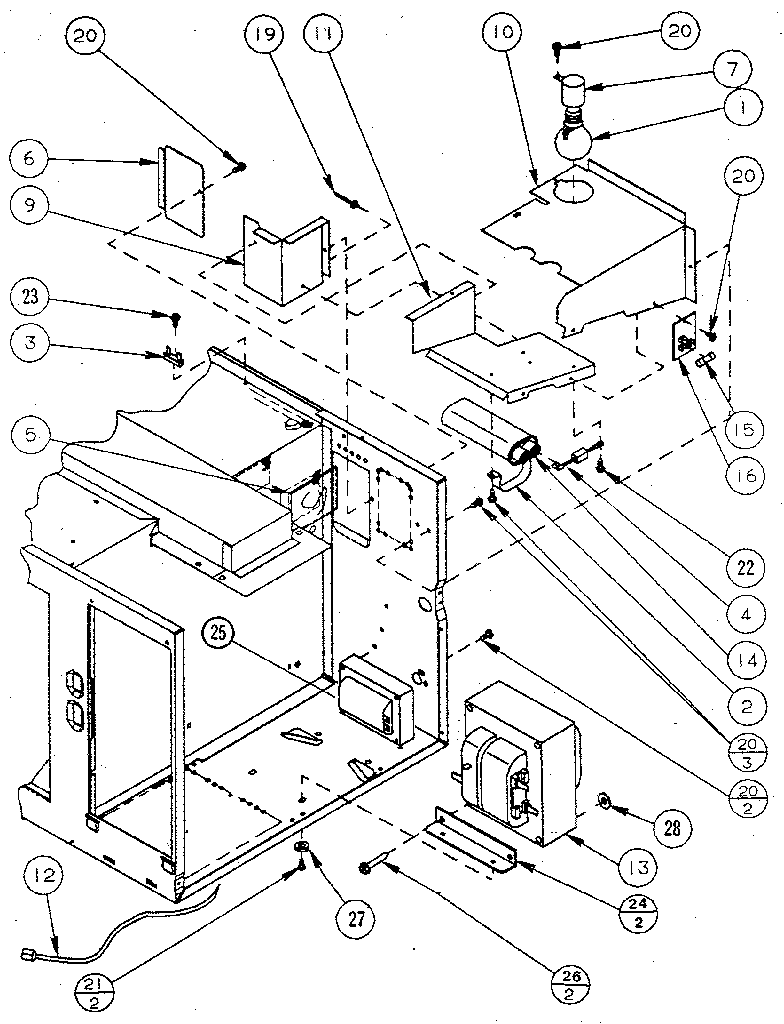 Amana R350P transformer diagram