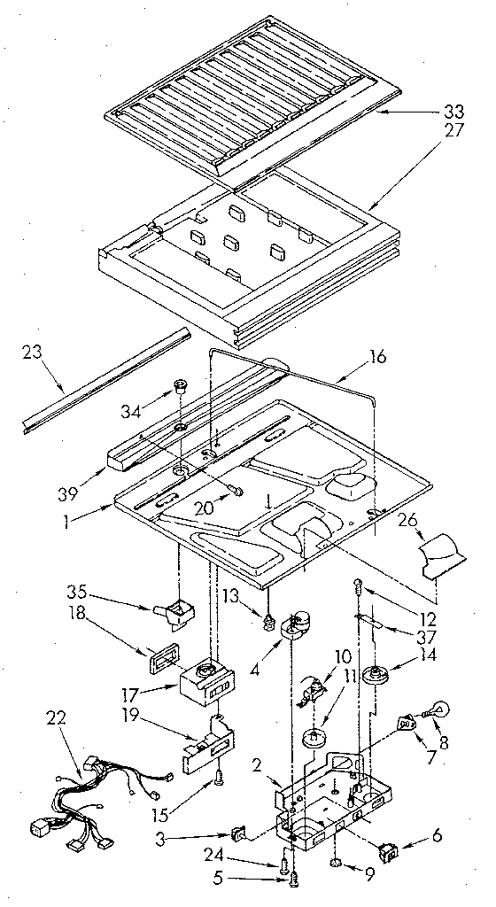 Whirlpool ET20GKXSN02 compartment separator diagram