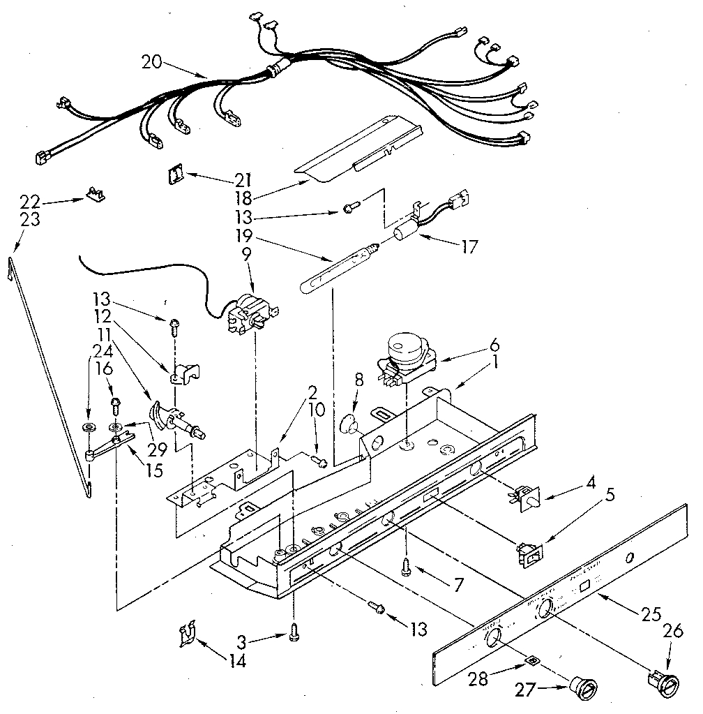 Whirlpool ED22DWXTF03 control diagram