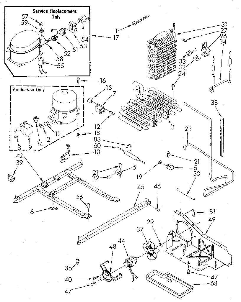 Whirlpool ED20AKXSW02 unit diagram