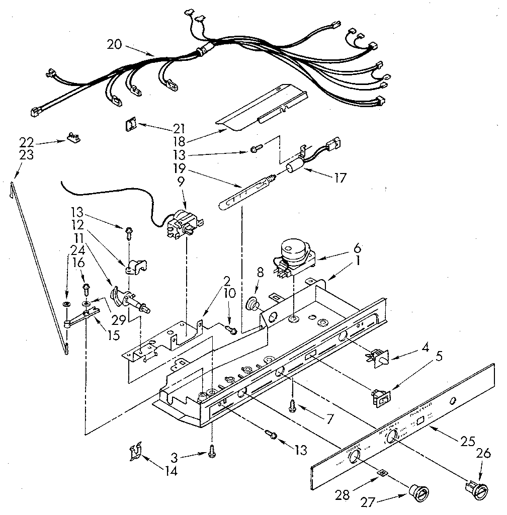 Whirlpool ED20AKXSW02 control diagram