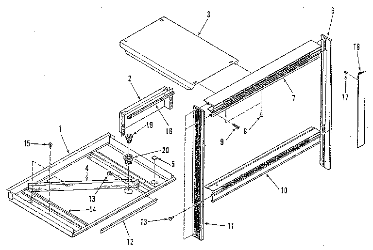 Kenmore 2784298893 trim and micro mounting diagram