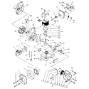 McCulloch MAC 85-SX 14400029-16 figure 1 - engine assembly diagram