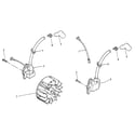 McCulloch MAC 85-SX 14400029-16 figure 3 - ignition and flywheel assemblies diagram