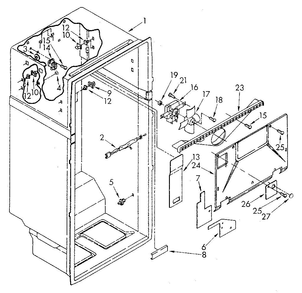 Whirlpool ET20AKXSW06 liner diagram