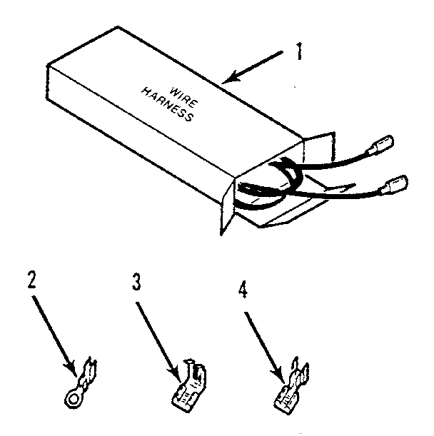 Kenmore 9114548812 wire harness and components diagram