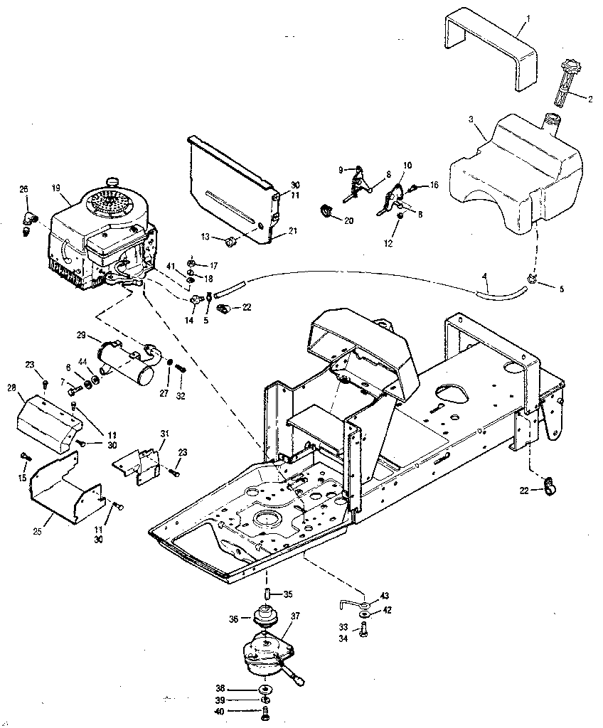 Troybilt 3312HR engine diagram