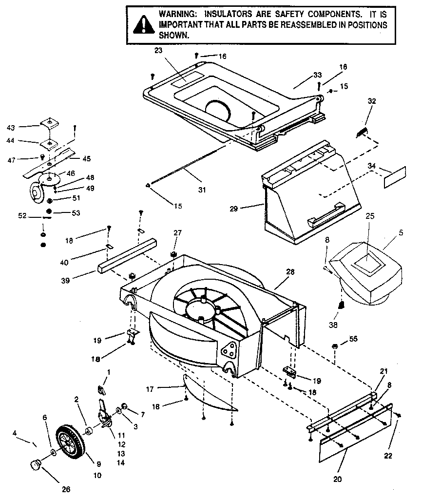Craftsman 247370414 mower deck diagram