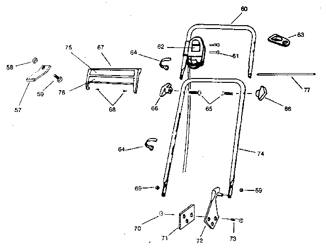 Craftsman 247370414 handle diagram