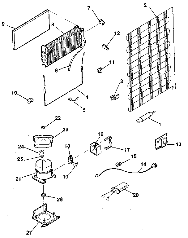 Kenmore 2538791290-1987 unit diagram
