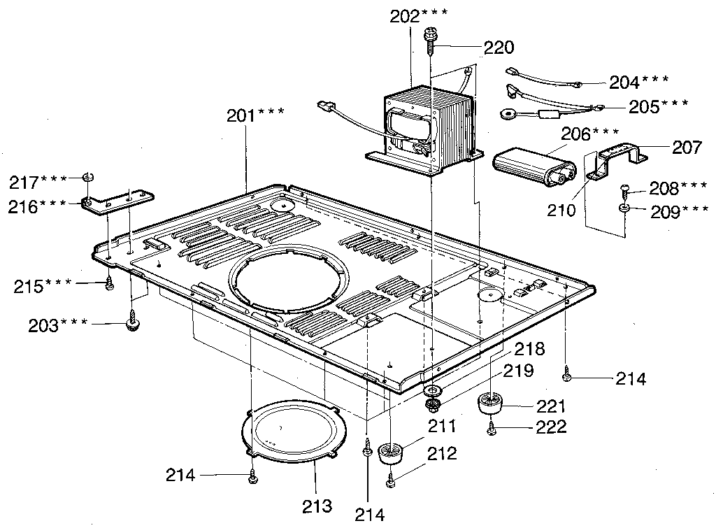 Kenmore 7218942580 microwave diagram