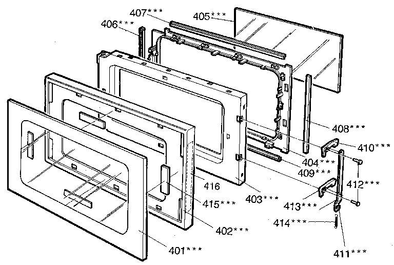 Kenmore 7218942580 door diagram