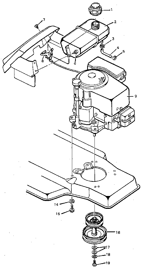 Murray 9-38600 engine mount diagram