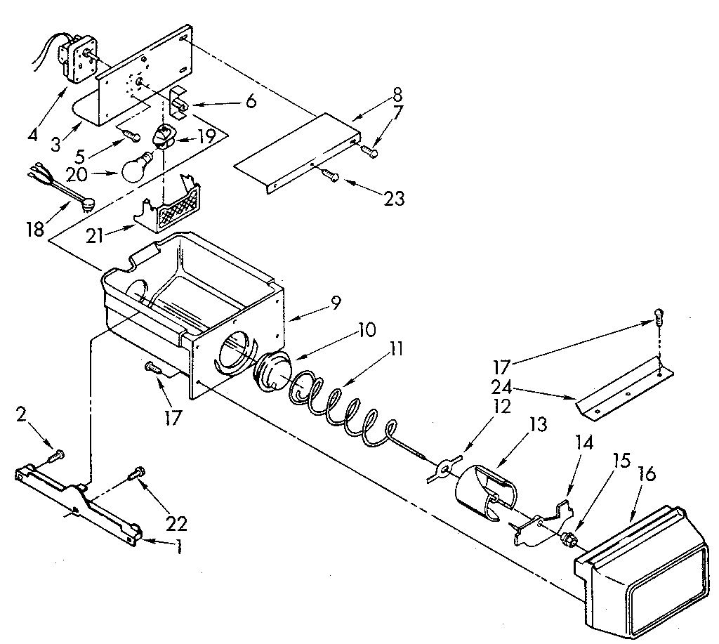 Whirlpool ED25DWXTG02 freezer interior diagram