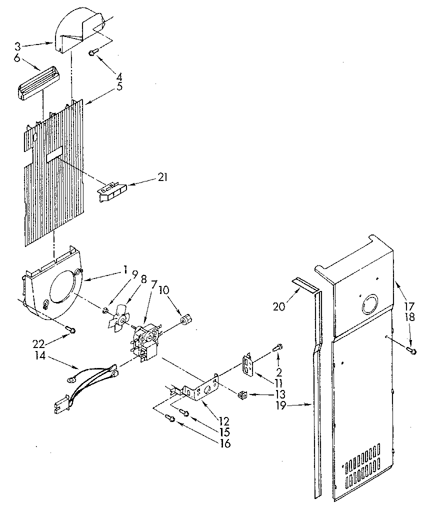 Whirlpool ED25DWXTG02 air flow diagram