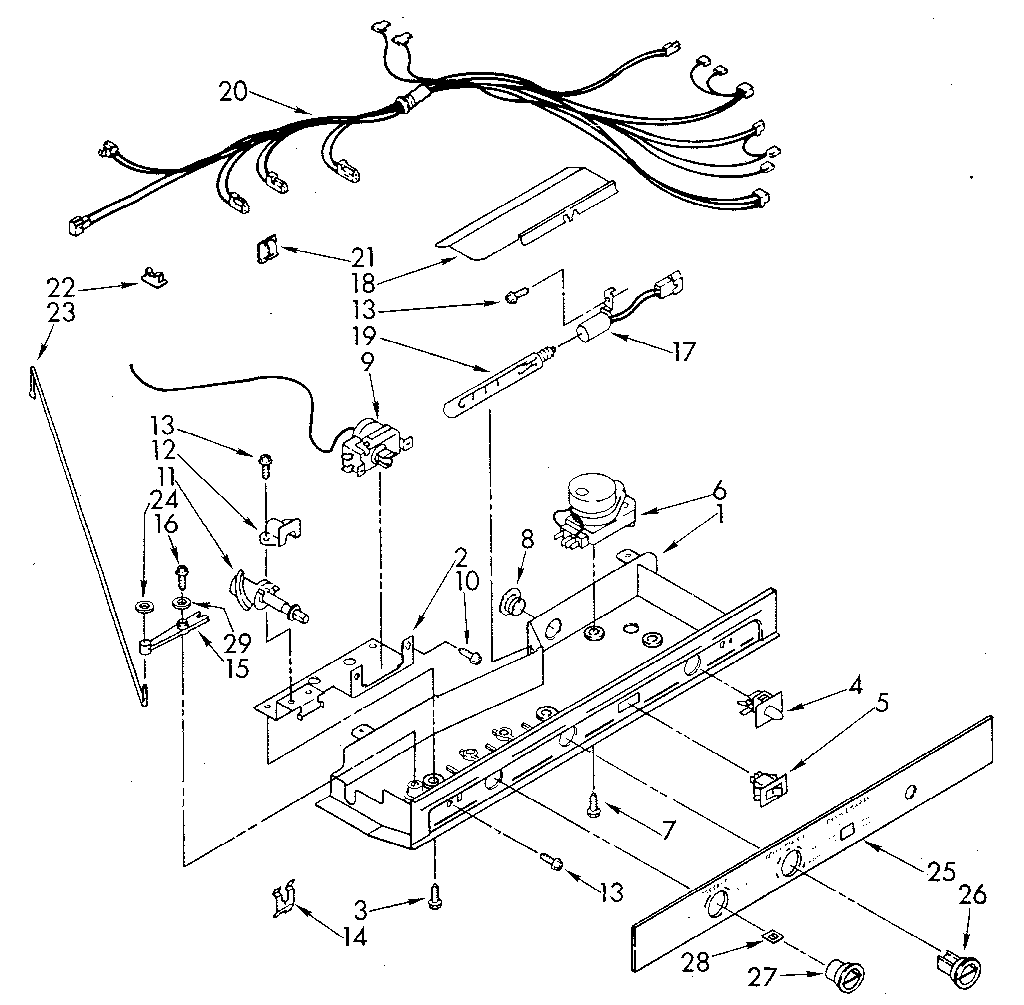 Whirlpool ED25DWXTG02 control diagram